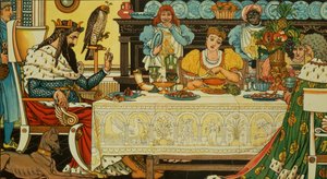 La Princesa Comparte su Cena con la Rana, de 